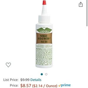 Brand New Unopened Wild Growth Oil.